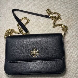 Tory Burch Black Leather Crossbody Bag